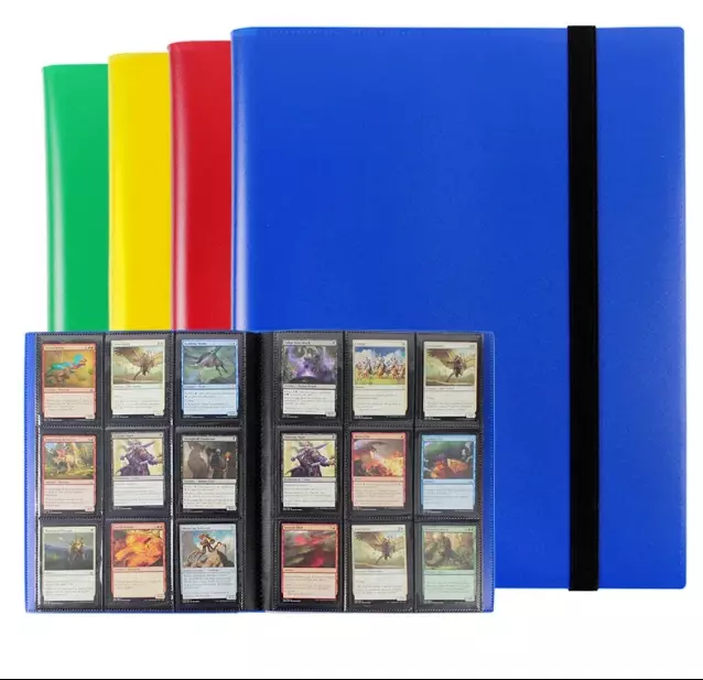 9-Pocket Pro-Binder für 360 Karten/ 5 Farben- Sammelalbum Magic, Pokemon etc.