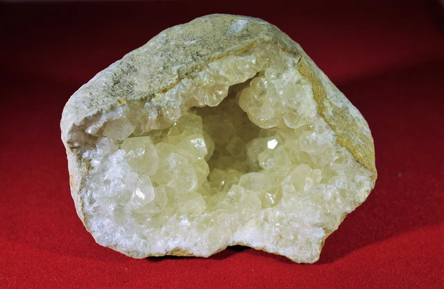 *Calcitgeode*Marokko*415g*Druse*Rohstein*Heilstein*Edelstein*