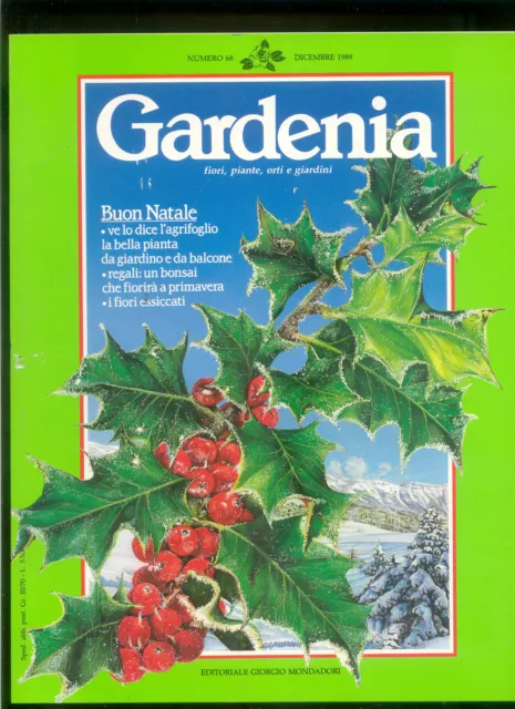 Gardenia*Fiori Piante Orti E Giardini* N.68  1989 *Mondadori