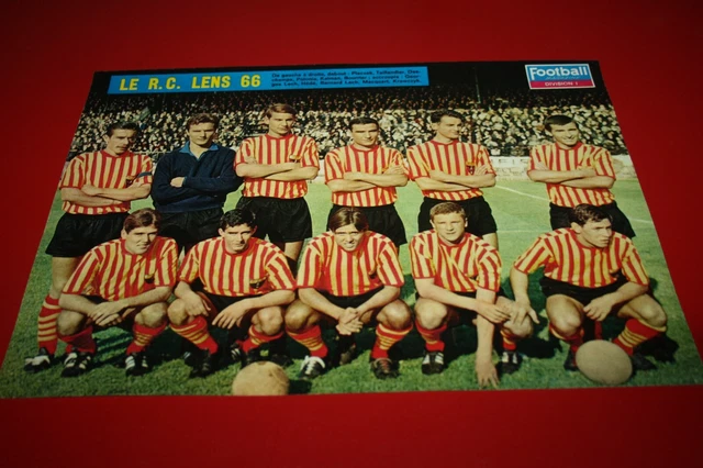 Poster équipe RC Lens 1966 – Original – Collection