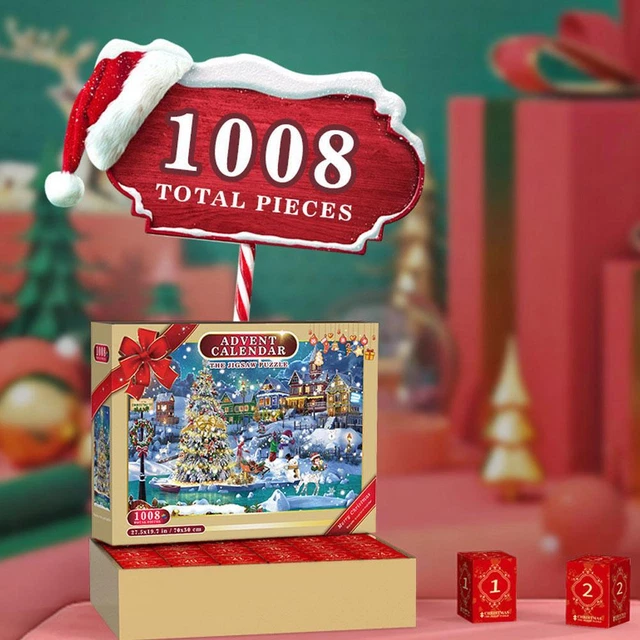2024 CHRISTMAS ADVENT Calendar Jigsaw Puzzle 1008Piece W £0.01