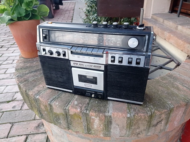 Hermes HKS-27 Vintage Boombox Cassette Bande Radio Enregistreur Fm Testé Pour Pièces | eBay