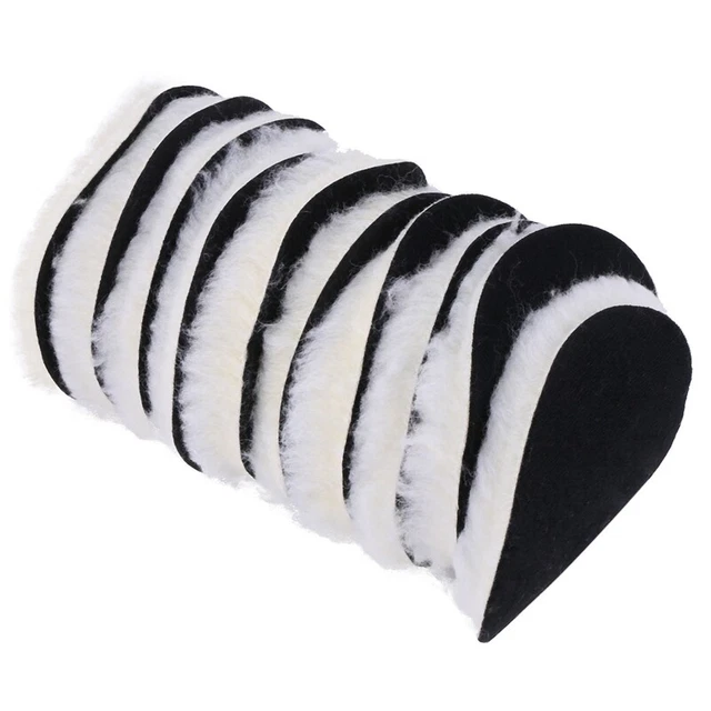 10 Pcs 125 Mm Car Polishing Pad 5 Inch Inch Polish Waxing Pads Wool Polishe P9R3