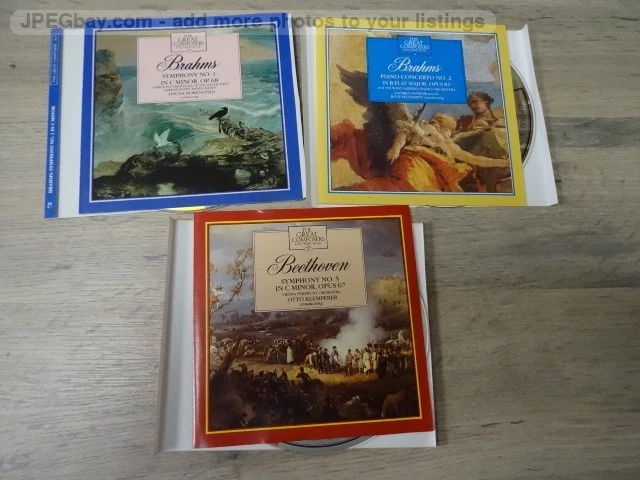 VARIOUS ARTISTS THE GREAT COMPOSERS (3 x CD) (NO CASES) (NO