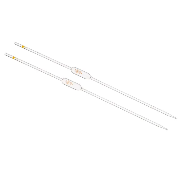 20mL High Dropper Pipettes, 2 Pack 3.3 Borosilicate Glass Pipettes, Clear