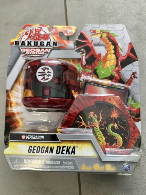 BAKUGAN 'Geogan Rising' Deka Jumbo Geogan 1er Pack, 10cm große Sammelfigur,  unterschiedliche Varianten: : Spielzeug