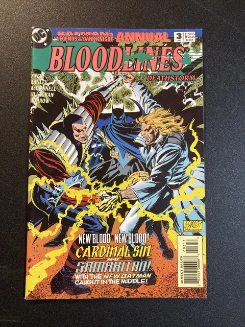 Bloodlines Batman Legends of the Dark Knight Annual #3 Deathstorm 1993