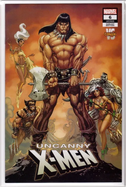 UNCANNY X-MEN #6 J Scott Campbell Conan VS Mavel Heroes VARIANT Cover C NM+