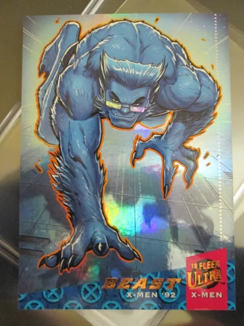 2018 Fleer Ultra X-Men RAINBOW FOIL Beast #X6