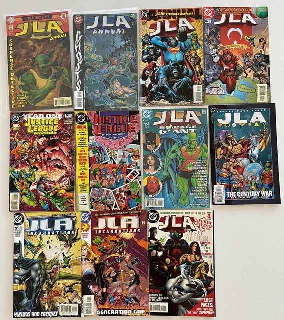 Justice League America Annual 1-4, Secret Files 1, 80 Pg Giants Lot of 11 comics