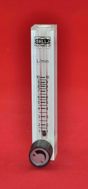 Débitmètre LZQ-7 Pour Gaz Et Air Industriel - Plage 1-10 LPM, Précision 5%, Avec Vanne De Contrôle - 6