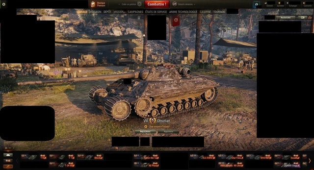 Compte World Of Tanks EU - 18 Tanks Tier 10, 15 Tiers 9, Premiums, 10M Crédits, 1400 WN8