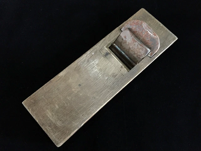 I1231 Japanese Wooden Smoothing Plane KANNA Vintage Carpenter Tool Working