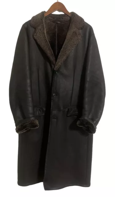 BOSS HUGO BOSS Shearling Spanish Merino Lamb Full Length US 42R/UK 52 BOSS HUGO BOSS Shearling Spanish Merino Lamb Full Length US 42R/UK 52