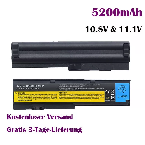 Akku Für IBM Lenovo ThinkPad X200 X201 X201i ,FRU 42T4694,FRU 42T4696 BATTERIE