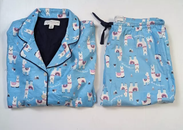 Live love online lounge flannel pajamas