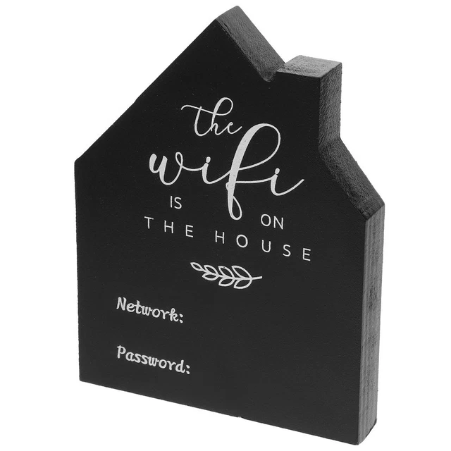 WIFI PASSWORD SIGN Acrylic WiFi Sign WiFi Board WiFi Password Reminder ...