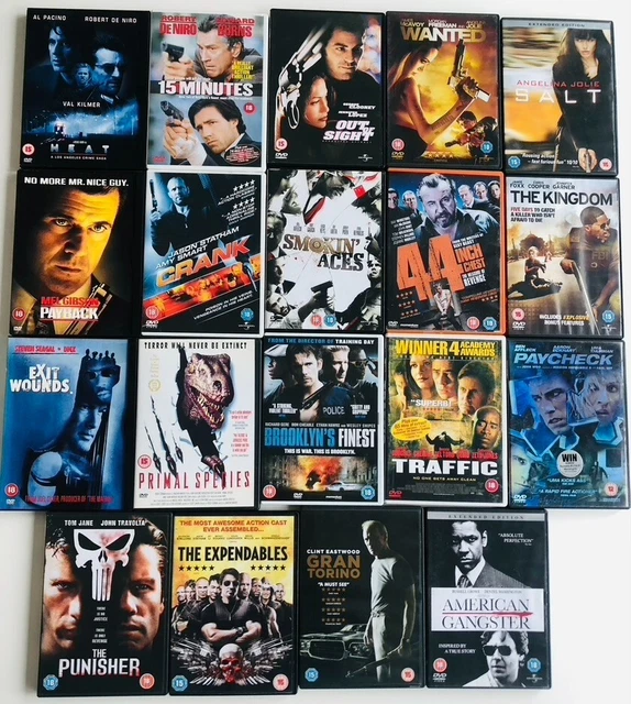19-dvd-bundle-set-action-movie-film-gran-torino-american-gangster-job