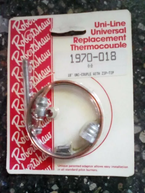 Robertshaw Uni-Line A 1970 018 Universal Replacement Thermocouple 18" Uni-Couple