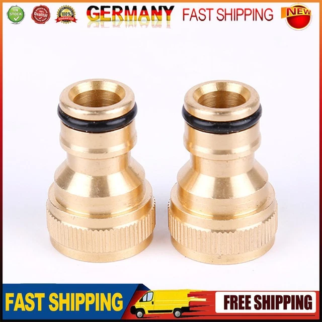 Kitchen Tap Connector Brass Garden Hose Pipe Adaptor for Tap Kitchen Faucet