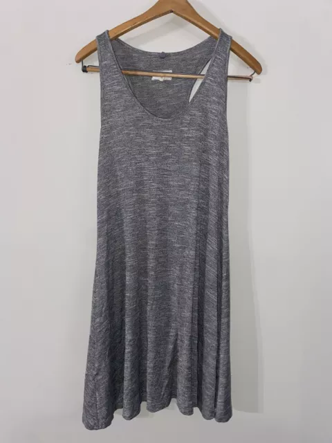 Lou & Grey Women's Gray Racerback A Line Short Summer Dress - Size M