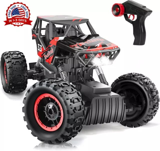 Carro A Control Remoto Grande 4x4 Con Suspension Motor Doble Escala 1/12  Calidad