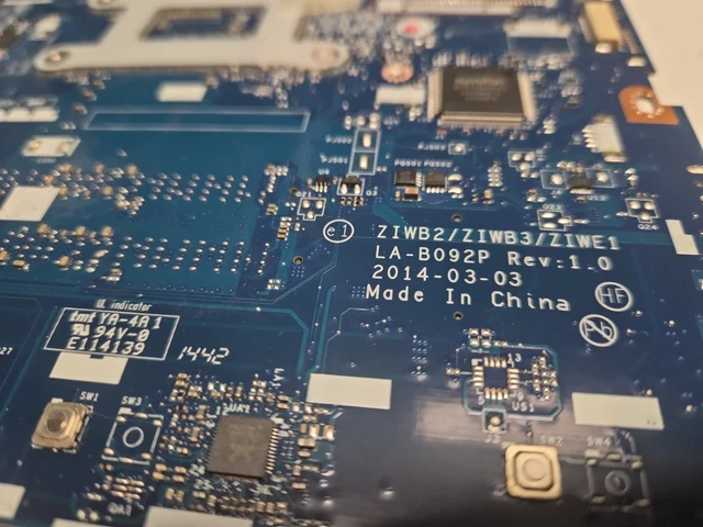 LA-B092P LENOVO IDEAPAD 305-15 Motherboard Intel i3-4005U CPU ...