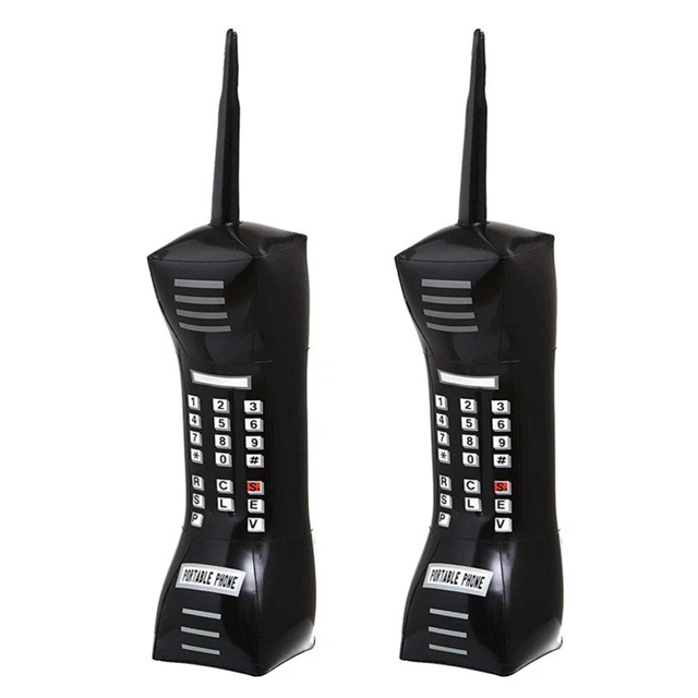 2 Pcs Party Prop 80 Mobile Phone Inflatable Decoration Child Telephone Booth