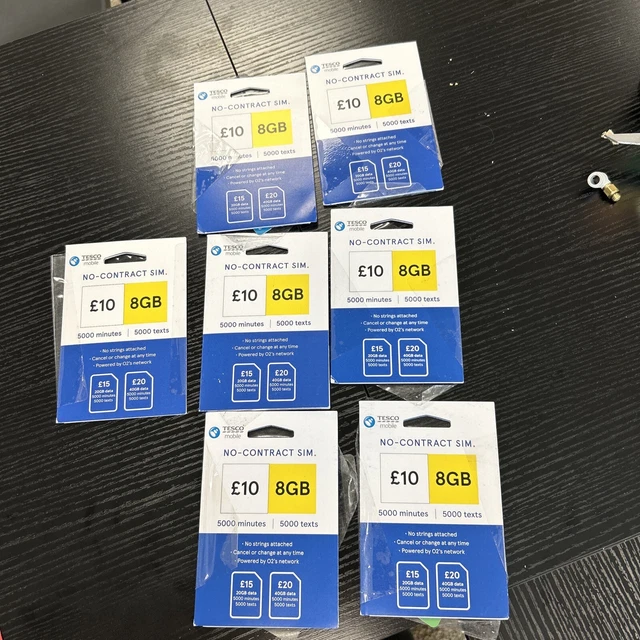 Tesco Mobile SIM senza contratto