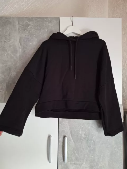 LeGer Lena Gercke Damen Kapuzenhoody Sweatshirt Gr. 38 schwarz neuwertig