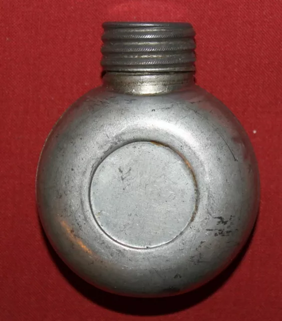 WWII WW2 Bulgarian Military Lubricator Grease Box Metal Flask