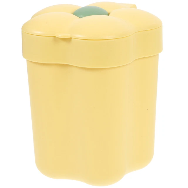 Pattumiera Mini Cestino da scrivania Cestino for disordine a pressione Cestino for auto Cestino for la carta straccia Organizzatore da scrivania, 1,5 l Bidone della spazzatura per bagno, cucina, casa