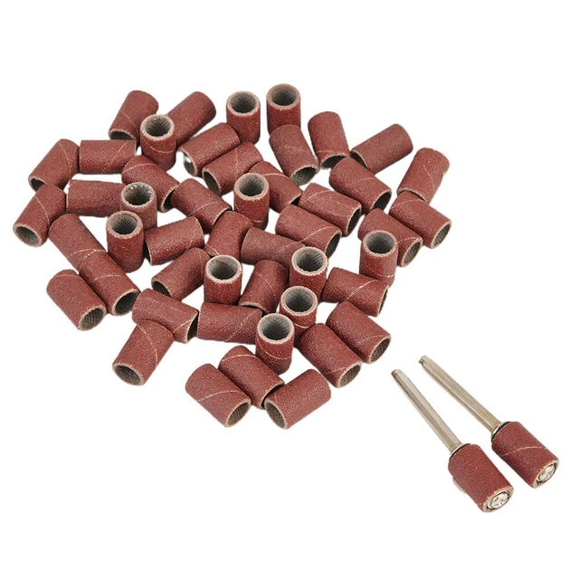 For Bois Polir Ponçage Bands Manches + 2pcs Mandrins Rotatif Outil Chaud Utile