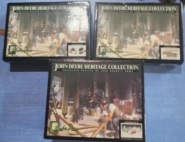 John Deere Heritage Yard Accessory Kit 1 2 And 3 in series Original Box Read