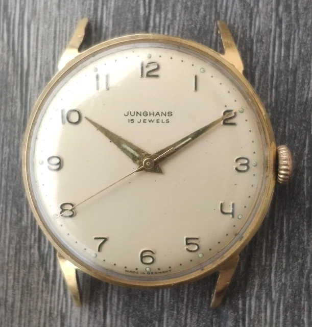 montre à remontage manuel Junghans allemande vintage pour hommes 93S10 Max...