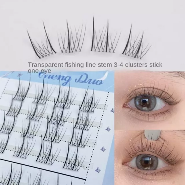 Schlank dicht DIY Augen verlängerung Falsche Wimpern pfropfen  Frauen Schönheit