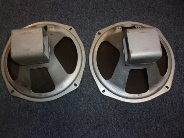 2 Vintage Magnavox 10" Alnico Instrument Speakers