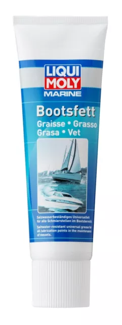 LIQUI MOLY Marine Bootsfett Schmierfett Wasserfest Hochleistungsfett 250g 25041