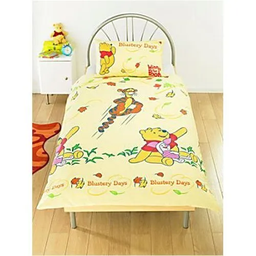 Set Piumoni Rotanti Winnie The Pooh Blustery Days 100% Cotone