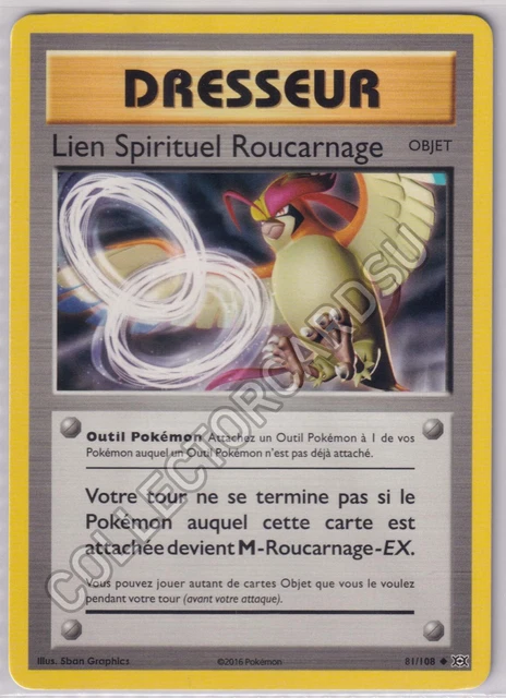 81/108 Lien Spirituel Roucarnage [XY EVOLUTION][CARTE POKEMON][XY12[FRANCAIS]
