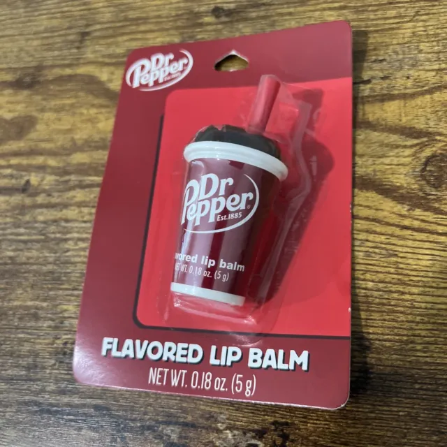 Dr. Pepper Flavored Lip Balm, Gloss New & Sealed!