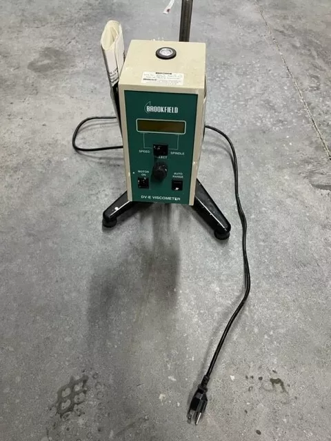 Brookfield DV-E Viscometer LVDVE with Stand and Spindle Set