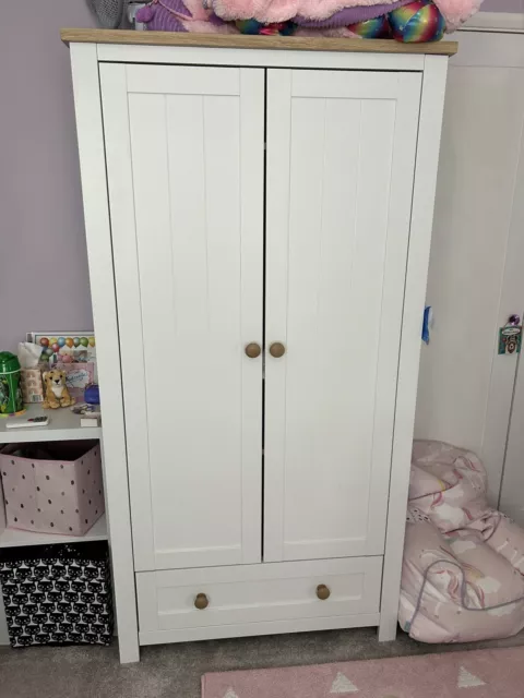 MOTHERCARE LULWORTH NURSERY Two Piece set Wardrobe And Chest Of Draws Eggshell 160.00 PicClick UK