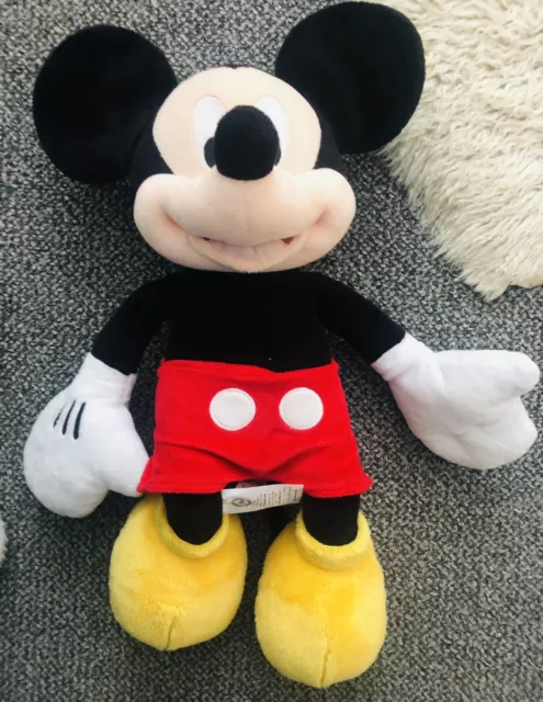 Disney Store Micky Mouse Large Plush Soft Toy 50cm In Height