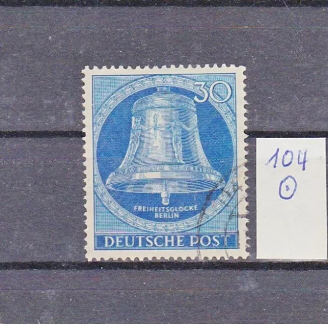 Berlin: Freiheitsglocke III, Mi. Nr.104 gestempelt