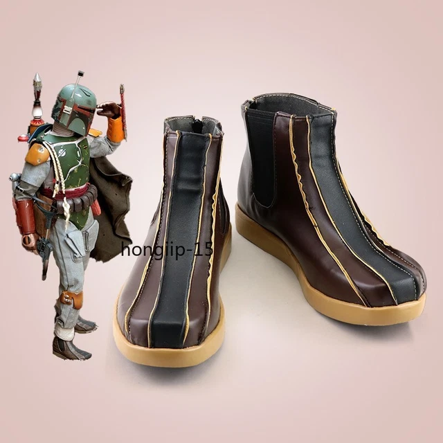 Star Wars Cowboy Bebop Boba Fett Boots Cosplay Shoes Men Boots Customize Gift CS