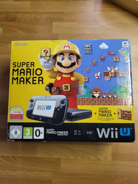 Nintendo Wii U Super Mario Maker 32GB Spielekonsole - Schwarz Mir Spiel