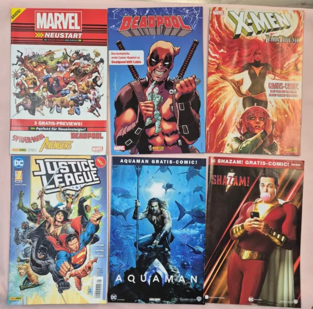 Marvel | DC | Comic Mini Sammlung 6x Hefte
