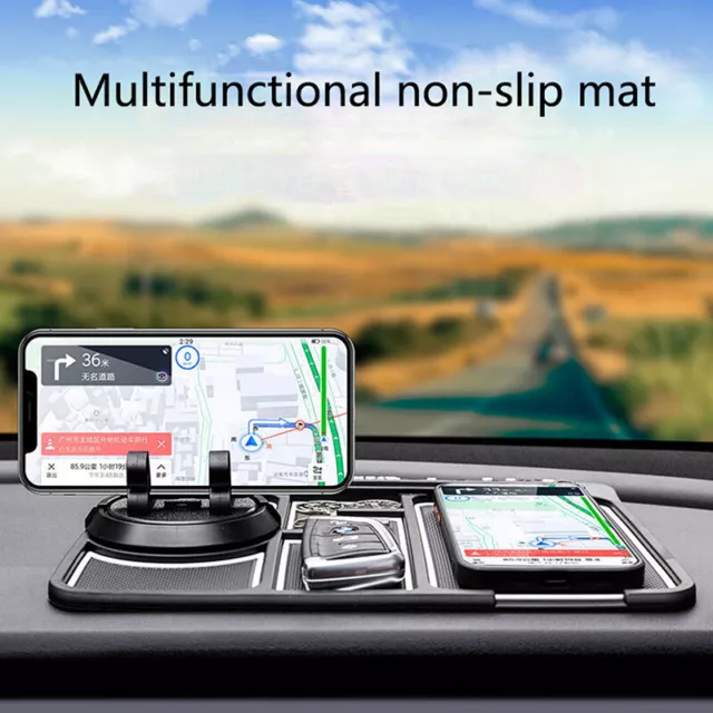 Multi-Functional Car Anti-Slip Mat Phone Holder Non Slip Phone Mount Car Pad ^:^