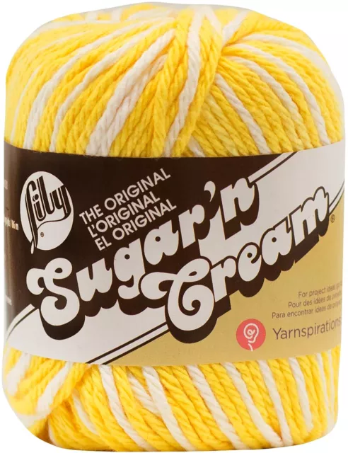 Spinrite Lirio Sugar ' N Crema Hilo de Punto - Ombres-Daisy, 102002-165